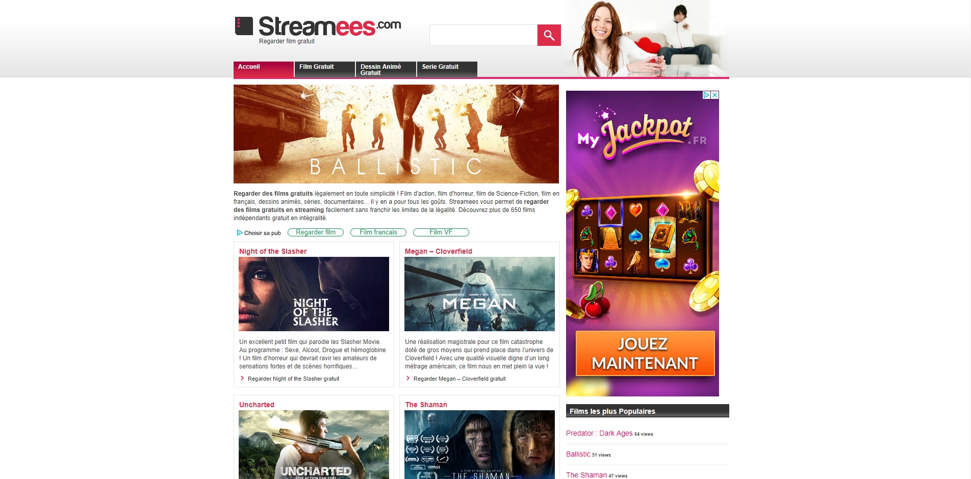 Stream francais site online